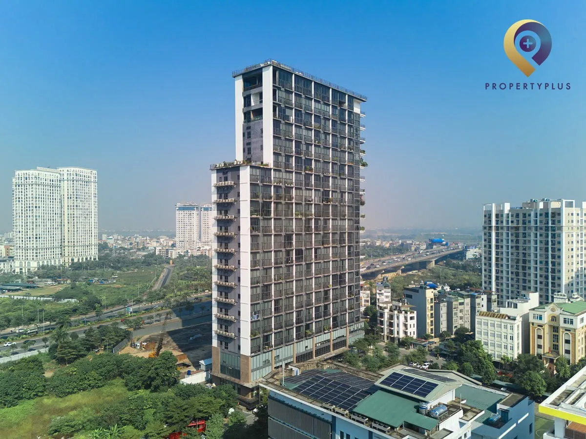 Toàn cảnh tòa nhà PentStudio nhìn từ trên cao